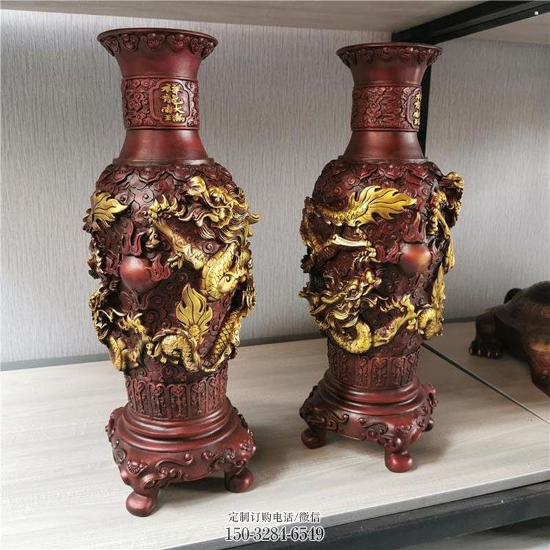 铜花瓶雕塑环形 企业标志雕塑精选 主题花瓶铜雕塑提供