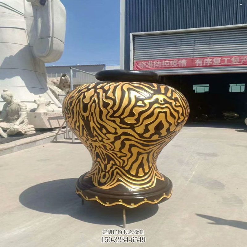 艺术花瓶雕塑 景区雕塑优选 户外花瓶雕塑供给